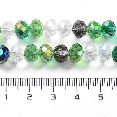 Glass Beads Strands EGLA-A034-M8mm-24-1