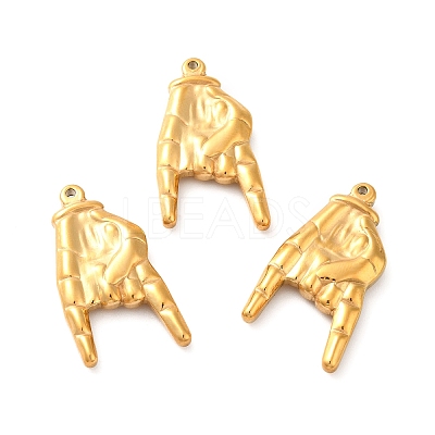Ion Plating(IP) 304 Stainless Steel Pendants STAS-Q001-05G-1