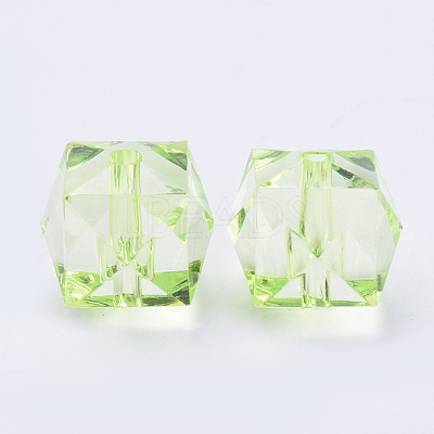 Transparent Acrylic Beads TACR-Q259-10mm-V32-1
