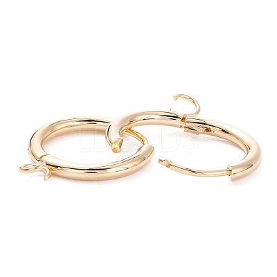 201 Stainless Steel Huggie Hoop Earring Findings STAS-P283-01R-G-1
