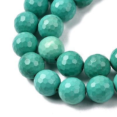 Natural Magnesite Beads Strands G-P598-E-10mm-04-1