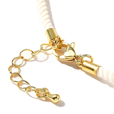 Nylon Milan Cord Necklace Making MAK-M028-01G-23-1