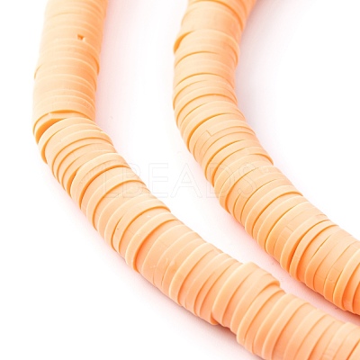 Handmade Polymer Clay Beads Strands CLAY-R089-8mm-Q090-1