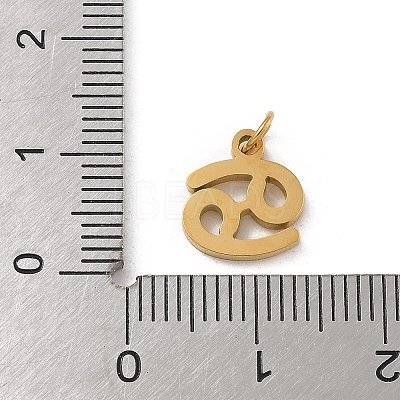304 Stainless Steel Charms LS-STAS-R001-04G-04-1