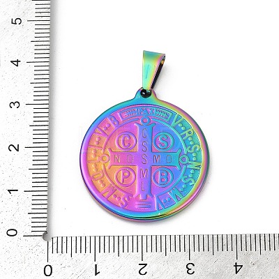 Ion Plating(IP) 304 Stainless Steel Pendants STAS-A053-24C-M-1