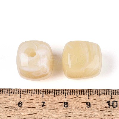 Opaque Acrylic Beads X-OACR-ZX006-33A-1