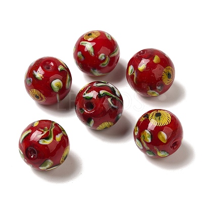 Handmade Lampwork Beads LAMP-C016-04E-16-1