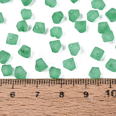 FGB Frosted Transparent Glass Seed Beads SEED-N013-03A-09-1
