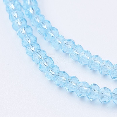 Glass Beads Strands GLAA-G045-B07-1