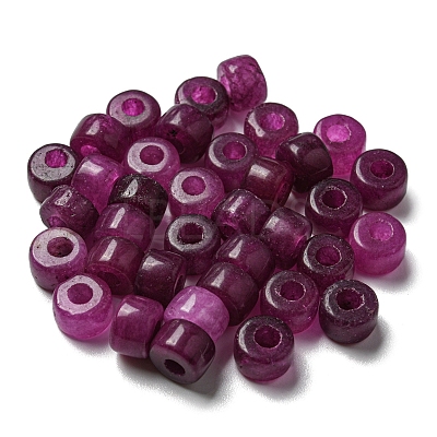 Natural White Jade Dyed Beads G-G003-A06-03-1