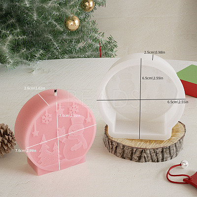 Christmas Theme Silicone Molds DIY-K073-20F-1