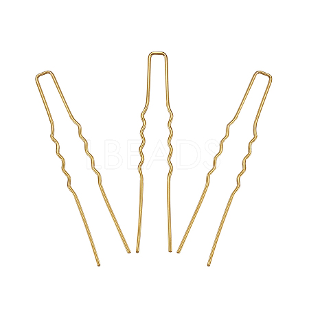 Hair Accessories Iron Hair Forks Findings OHAR-TAC0002-01G-1