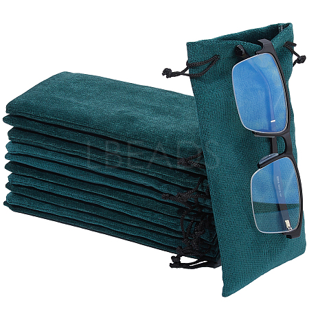 12Pcs Velvet Glasses Storage Drawstring Bag ABAG-BBC0001-16A-1