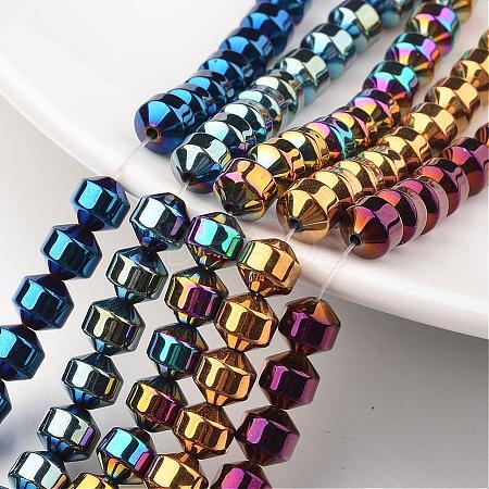 Electroplate Non-magnetic Synthetic Hematite Bead Strands G-F300-31A-1