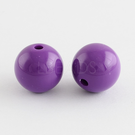 Chunky Bubblegum Round Acrylic Beads X-SACR-S044-16mm-11-1
