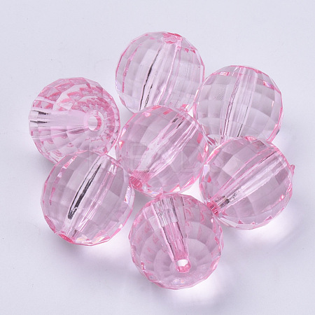 Transparent Acrylic Beads TACR-Q254-14mm-V03-1