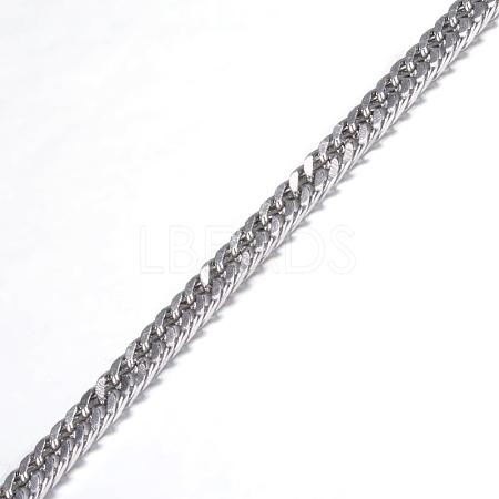 304 Stainless Steel Twisted Chain Curb Chains CHS-H007-51P-1