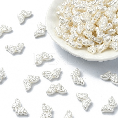 ABS Plastic Imitation Pearl Beads OACR-YW0001-85B-1