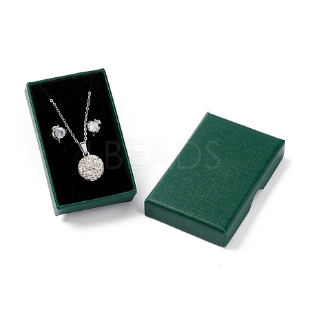 Paper with Sponge Mat Necklace Boxes OBOX-G018-02A-1