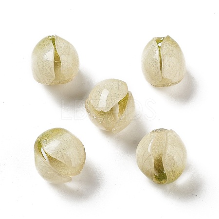 Opaque Acrylic Bead Cap SACR-C006-02A-1