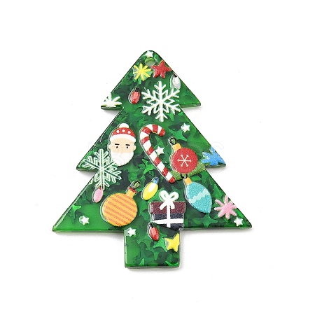 Christmas Acrylic Pendants OACR-D317-01B-1