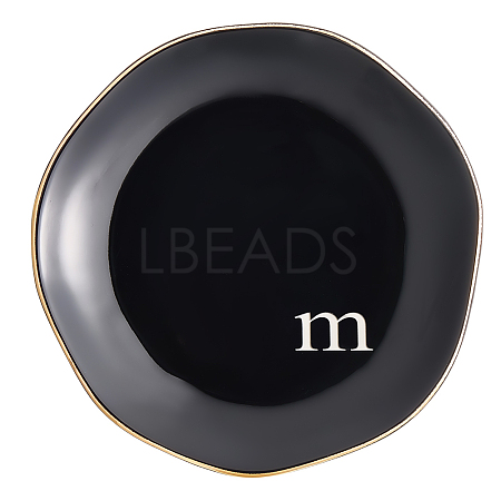 Round Ceramic Jewelry Dish AJEW-WH20067-015B-1