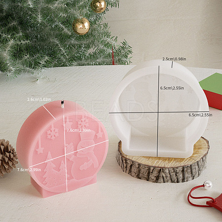Christmas Theme Silicone Molds DIY-K073-20F-1
