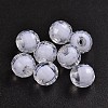 Transparent Acrylic Beads TACR-S086-10mm-01-2