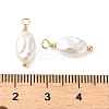 ABS Plastic Imitation Pearl Pendants KK-M266-31G-3