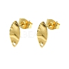 304 Stainless Steel Stud Earring Findings X-STAS-L024-003G-08-1