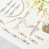40Pcs 2 Colors Zinc Alloy Swivel Clasps FIND-SP0004-27-3