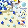 Rubberized Style Opaque Acrylic Beads LS-MACR-CJC0009-02D-3