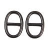 304 Stainless Steel Oval Links Connector Charms STAS-F366-02B-EB-1
