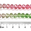 Transparent Painted Glass Beads Strands DGLA-A034-T6mm-A18-3