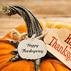 36Pcs 3 Styles Thanks Giving Themed Wood Pendants WOOD-OC0002-75-6