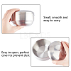 Stainless Steel Bowl with Lid STAS-WH0018-02-4