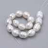 Natural Cultured Freshwater Pearl Beads Strands X-PEAR-S012-43-2