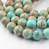 Natural Imperial Jasper Beads Strands G-I122-4mm-12-1