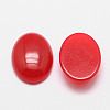 Dyed Oval Natural Jade Cabochons G-K021-18x13mm-07-2
