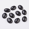 Natural Obsidian Flat Back Cabochons G-G741-22x30mm-20-1