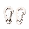 304 Stainless Steel Push Gate Snap Keychain Clasp Findings SA-CBABDB1-01P-1