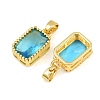 Brass & Glass Pendants LS-GL-CBA96FD-02G-08-2