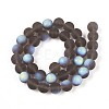 Frosted Transparent Glass Beads Strands LS-GLAA-T032-T10mm-MBB02-2