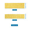 2 Rolls 2 Sizes Polyester Elastic Ribbon EW-TA0001-02B-7