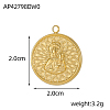 304 Stainless Steel Pendants STAS-OY002-22G-2