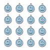 Platinum Plated Alloy Enamel Charms LS-ENAM-S118-04G-P-2