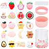 DIY Silicone Cup Bottom Sleeve Covers Sets DIY-BC0002-98-1