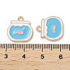 Alloy Enamel Pendants ENAM-O001-11C-G-3