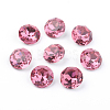 Pointed Back & Back Plated K9 Glass Rhinestone Cabochons RGLA-J012-10mm-209-1