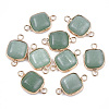Natural Green Aventurine Links connectors G-S344-69C-1
